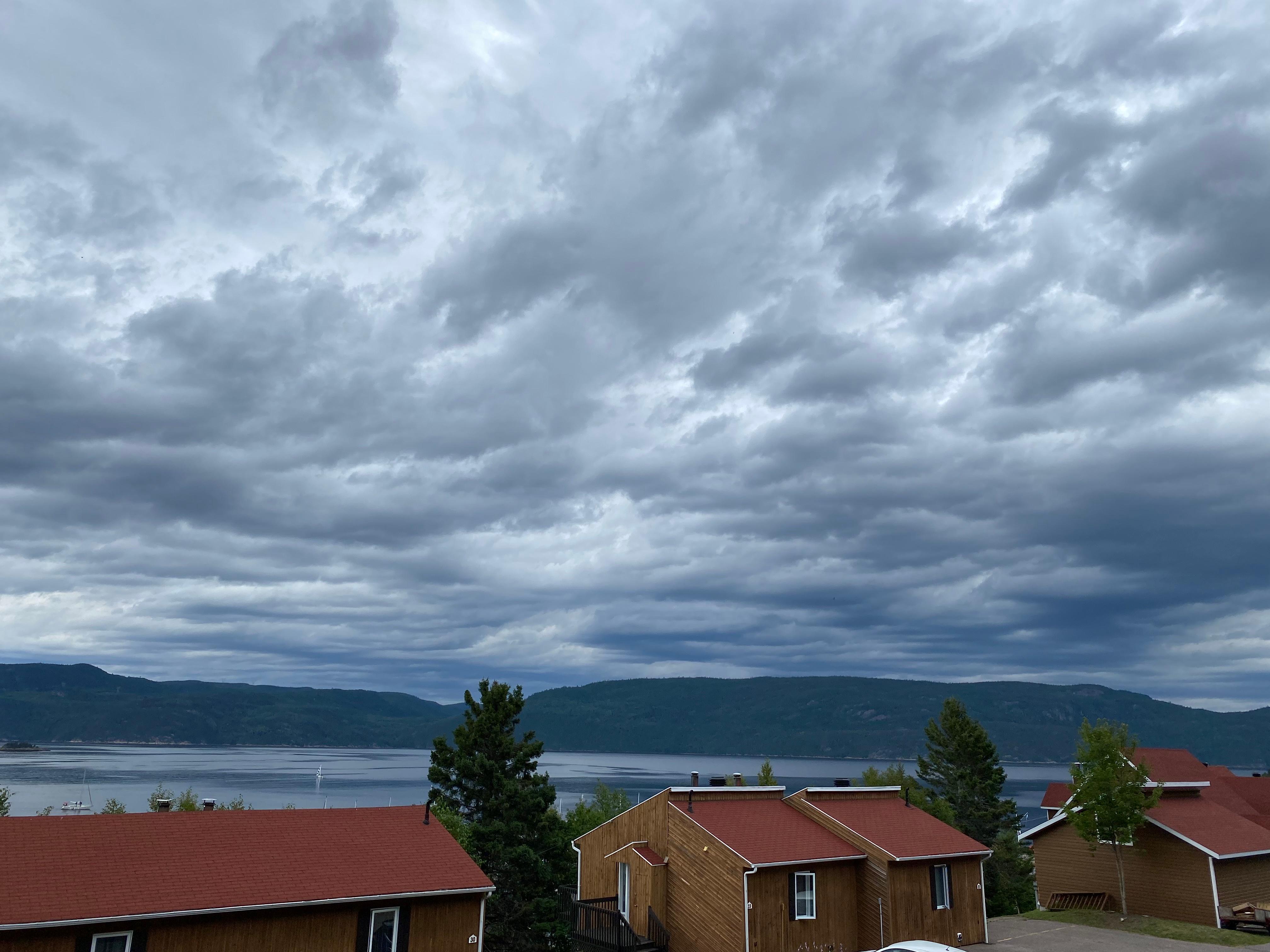 La vue sur le fjord