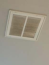 All hvac returns were dirty