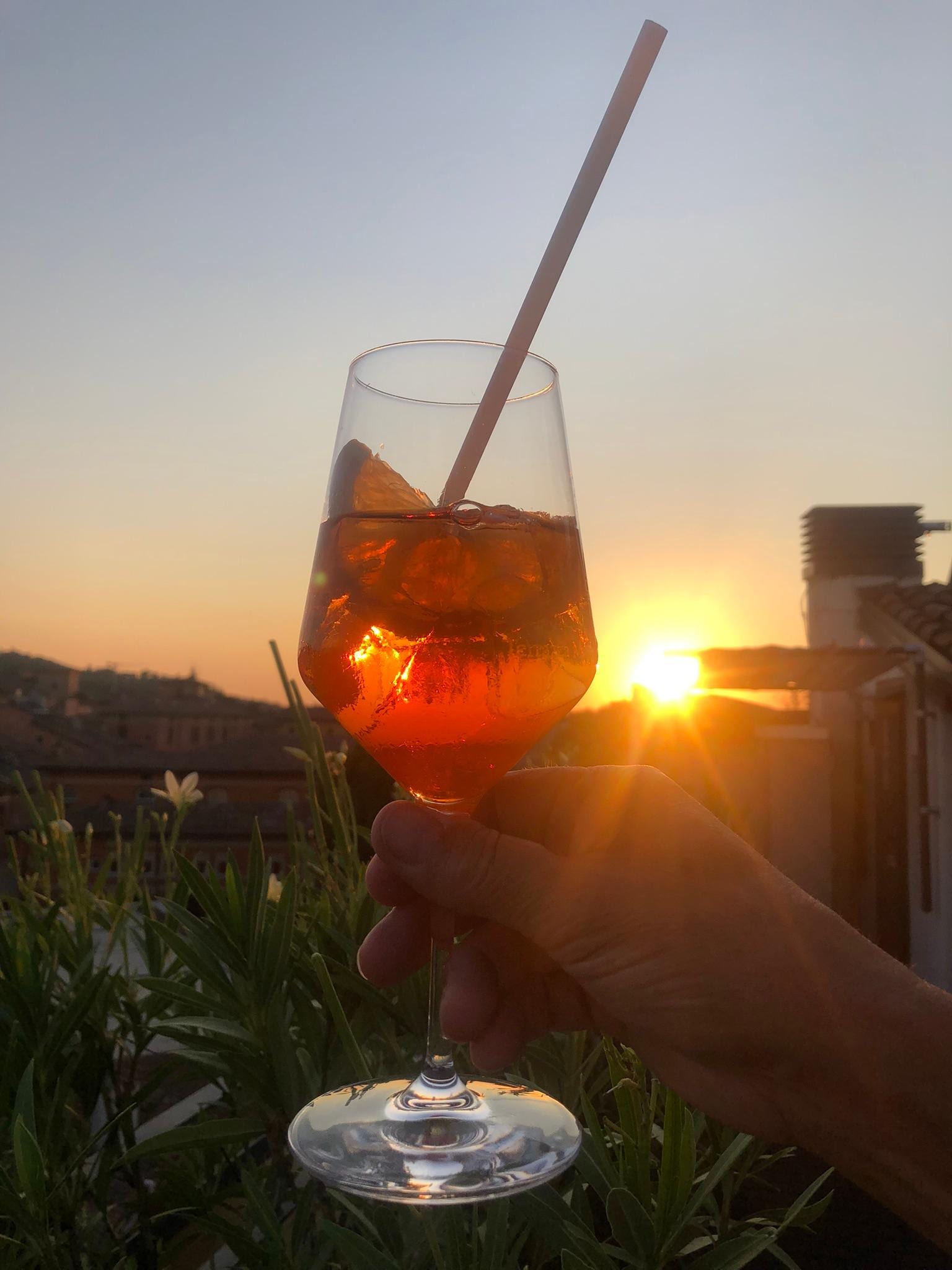 April spritz at sundown