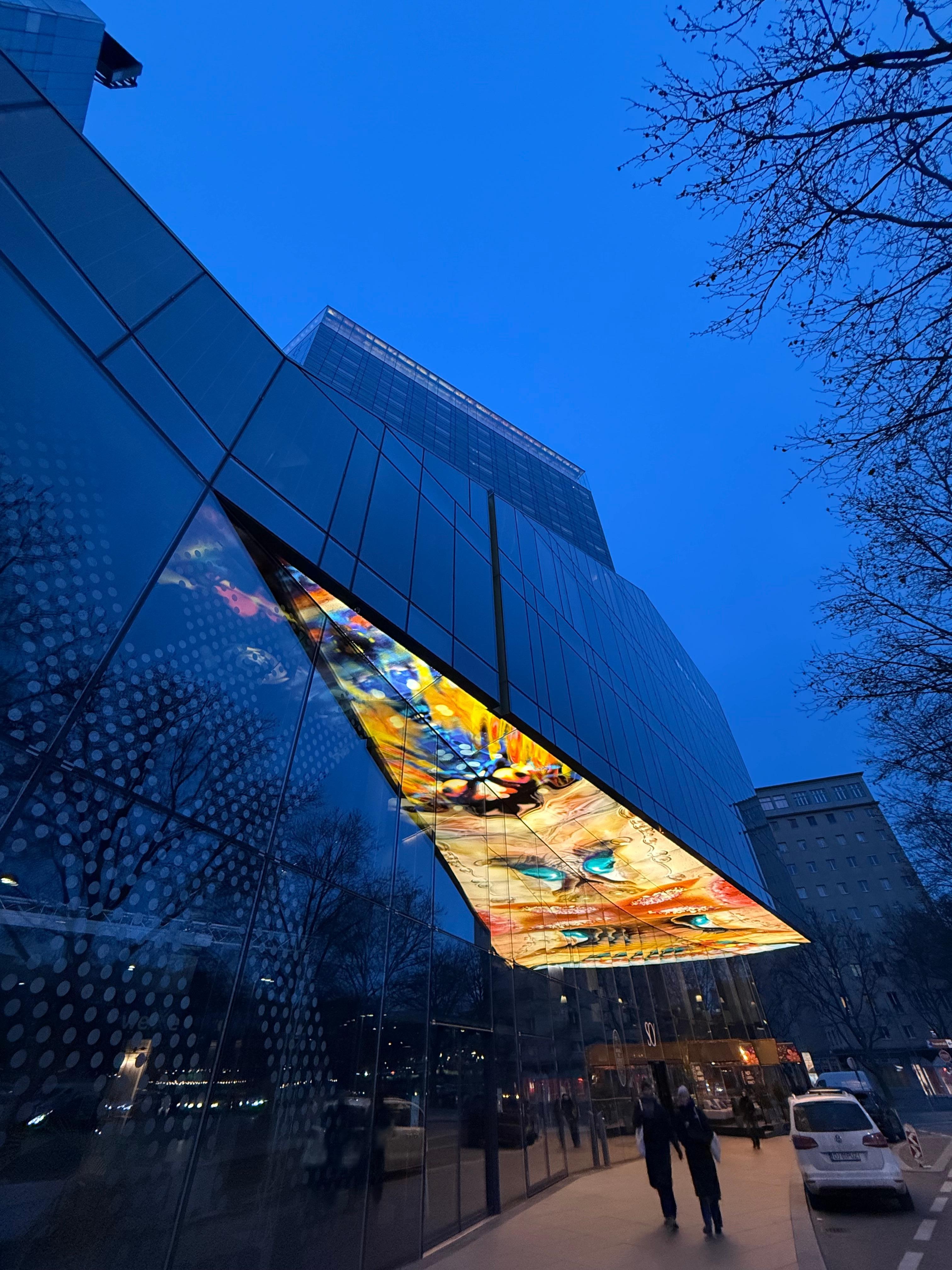 Hotel view from the  street 