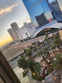 View from room at sunrise