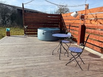 Terrasse privative avec le jaccuzzi
