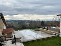 Vue de la chambre.