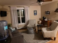 Upstairs guest sitting area