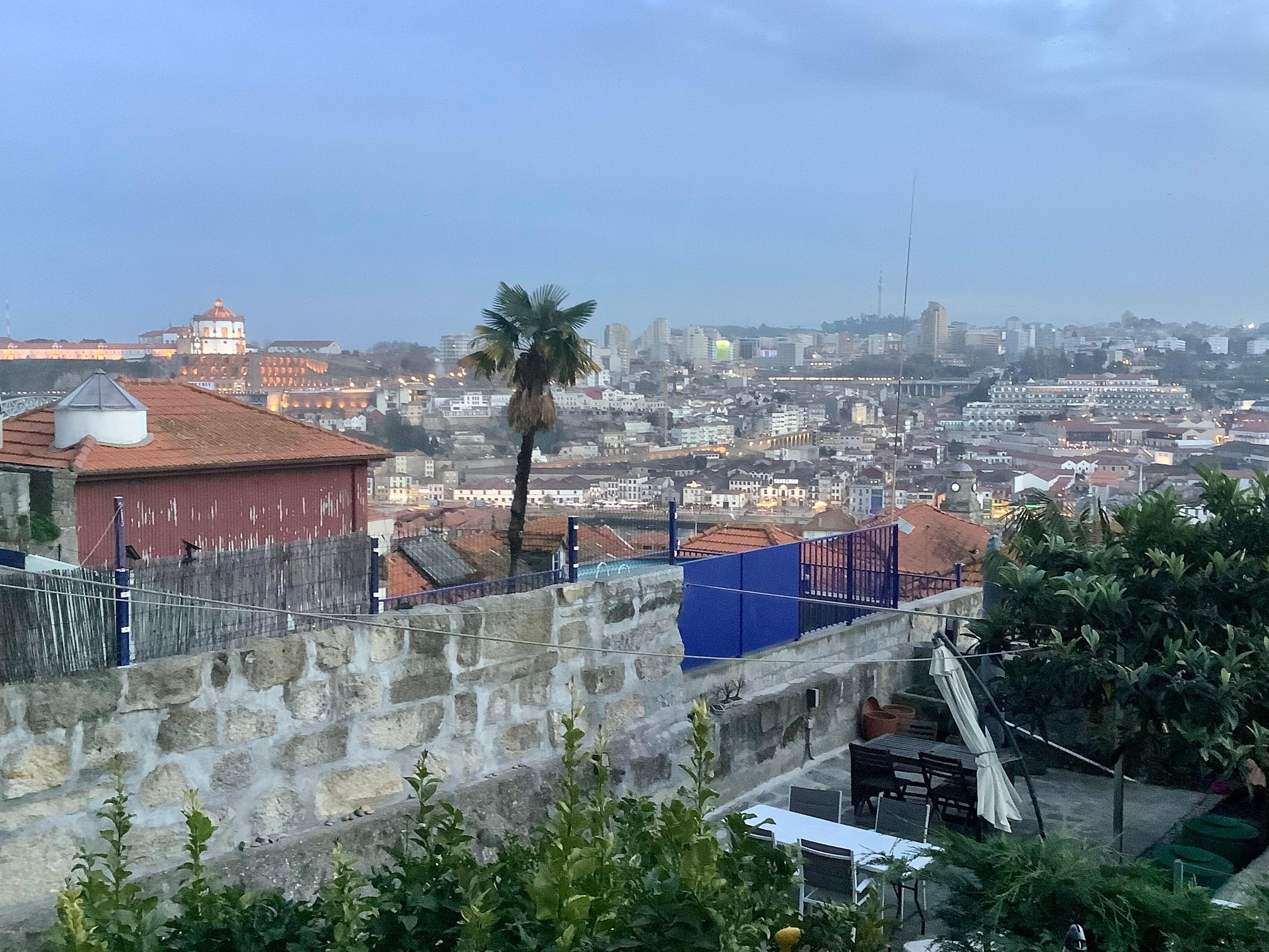 View over Porto from our room