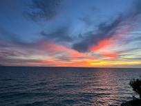 One of the many sunsets we saw during our stay