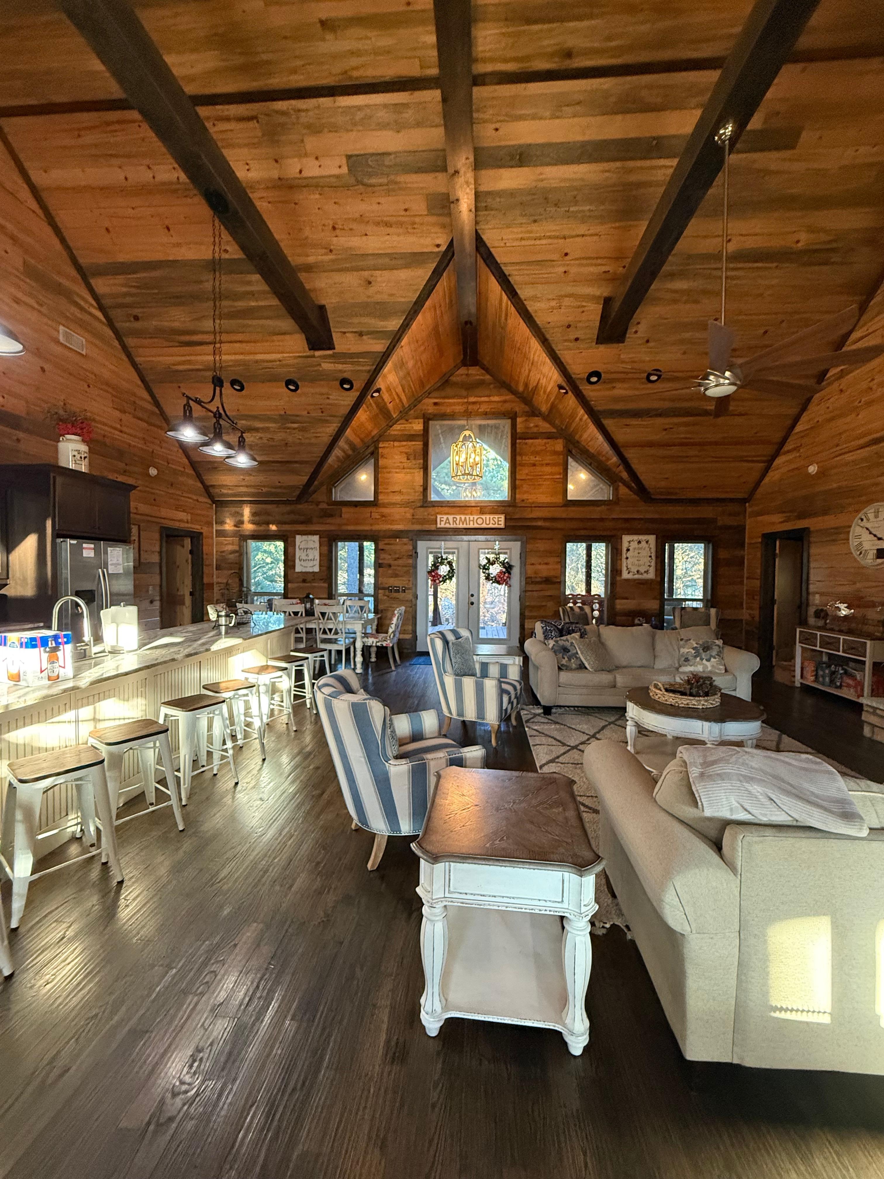 The common area was huge! Lots of areas in this room  to play, relax, and  enjoy!