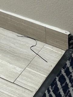 Weird sting of rubber in the floor upon check in.