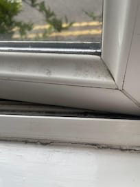 Dirty window frames
