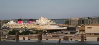 Sydney Opera House was slightly blocked by the cruise ship, but beautiful view nonetheless.
