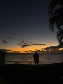 Enjoyed the sunset every night.