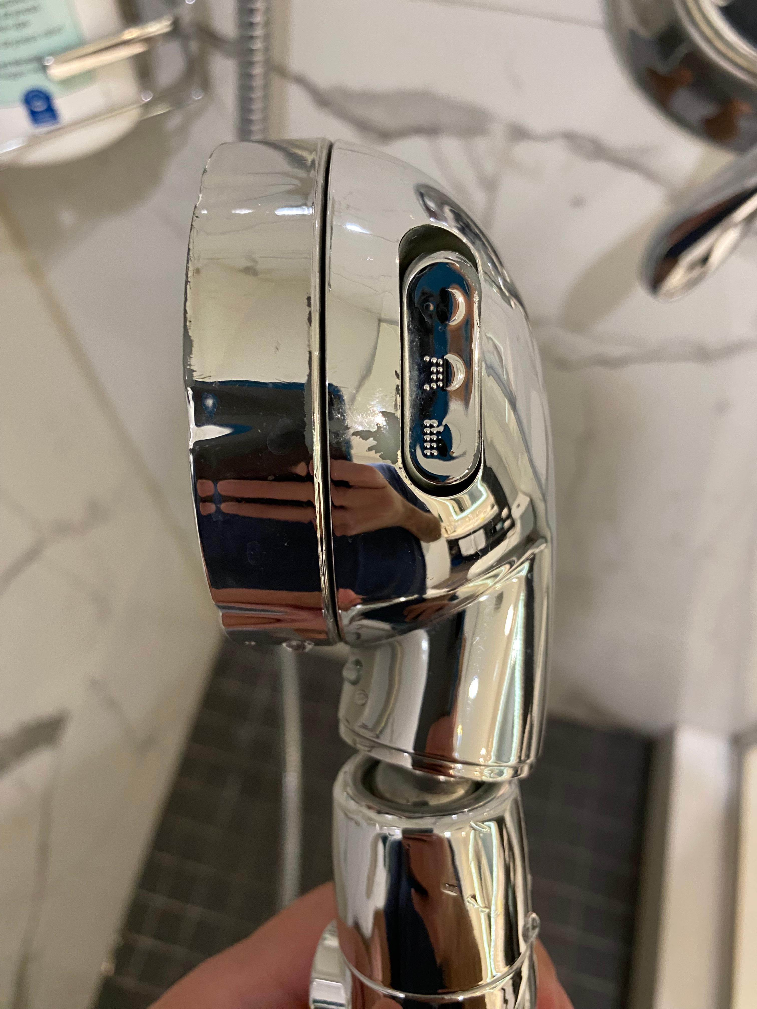 Great water pressure on the shower head.