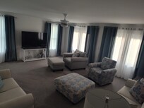 Movie room, lounge area. A wet bar and small fridge would enhance this space.