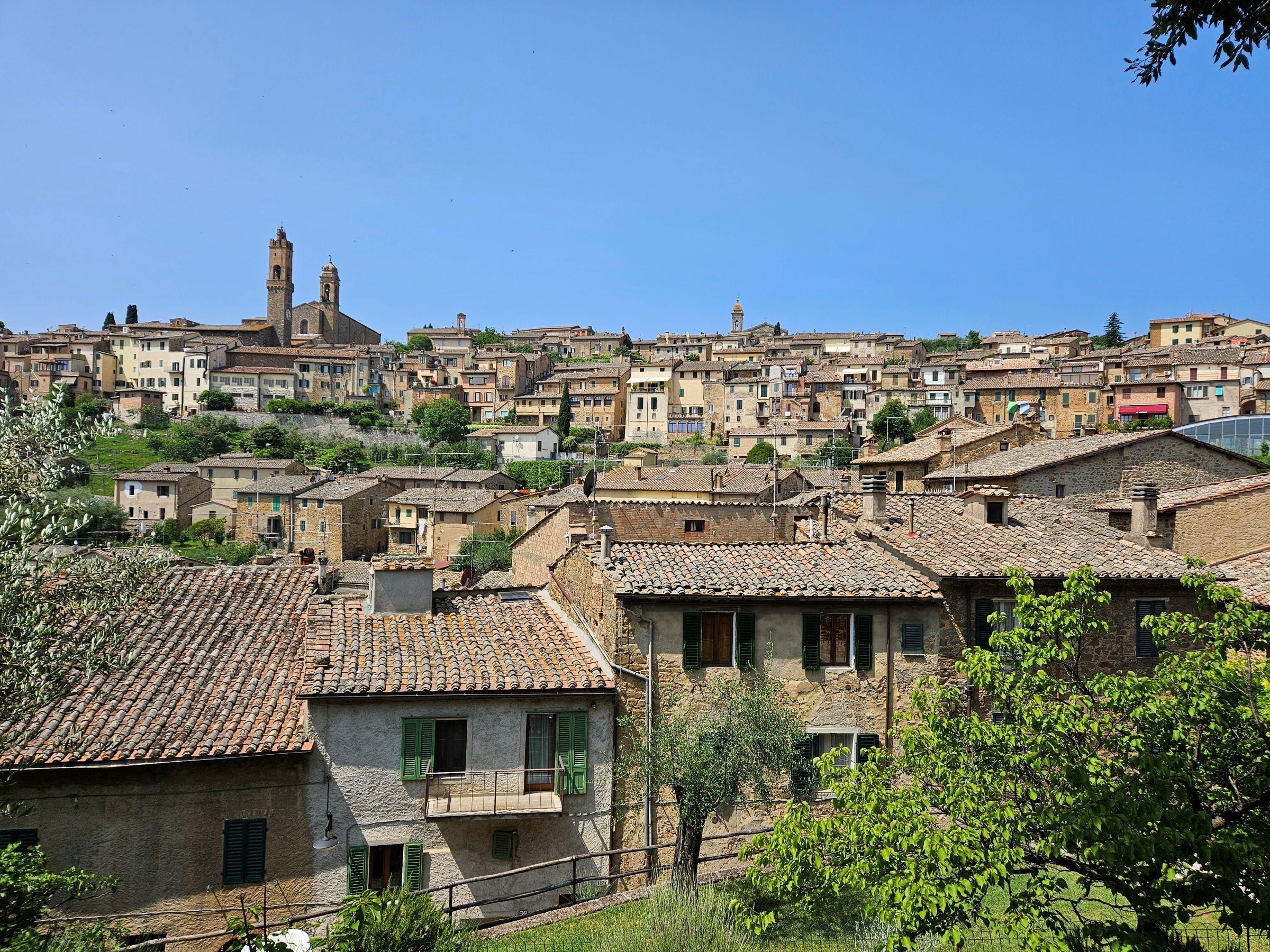 View from the terrace. 