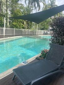 Swim out to pool