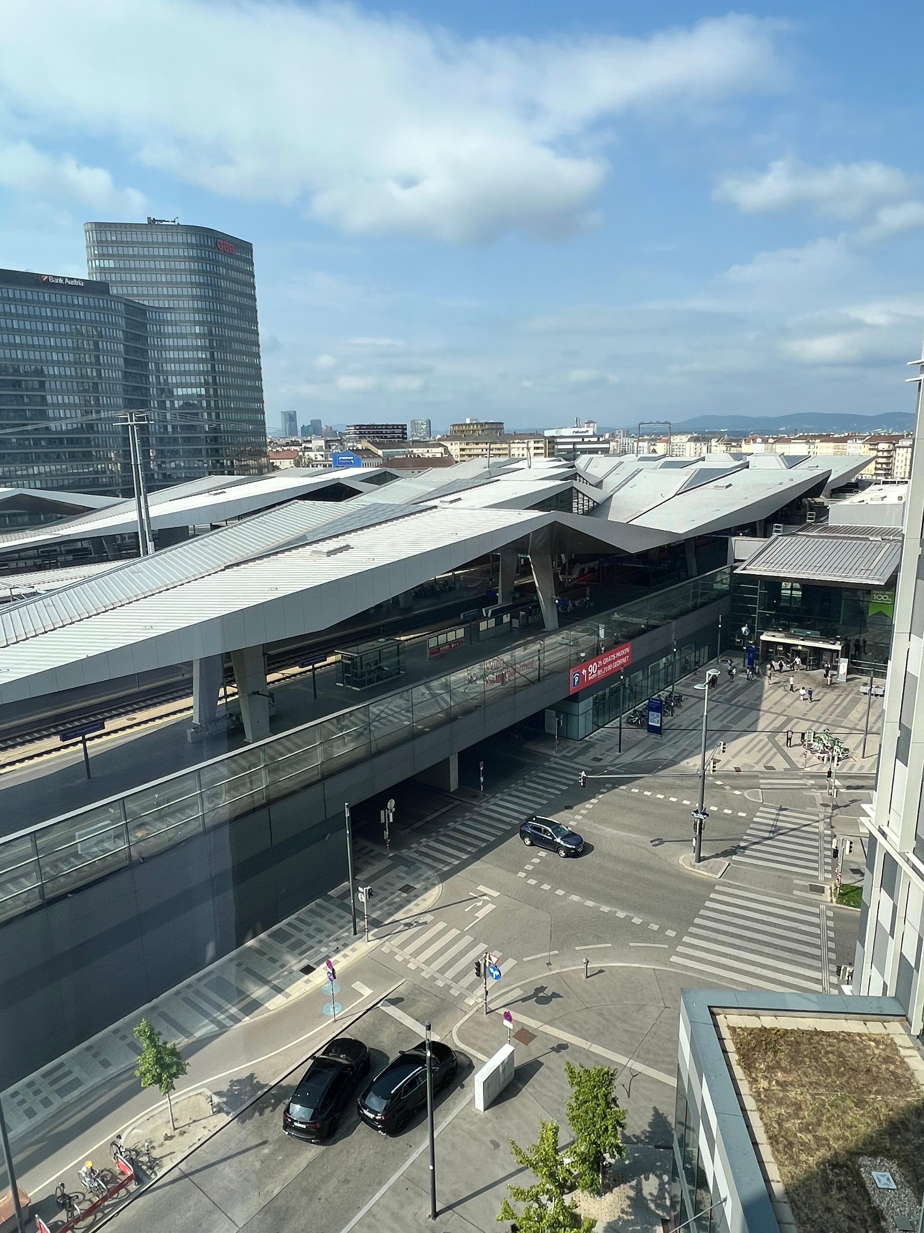 Our view from the room 