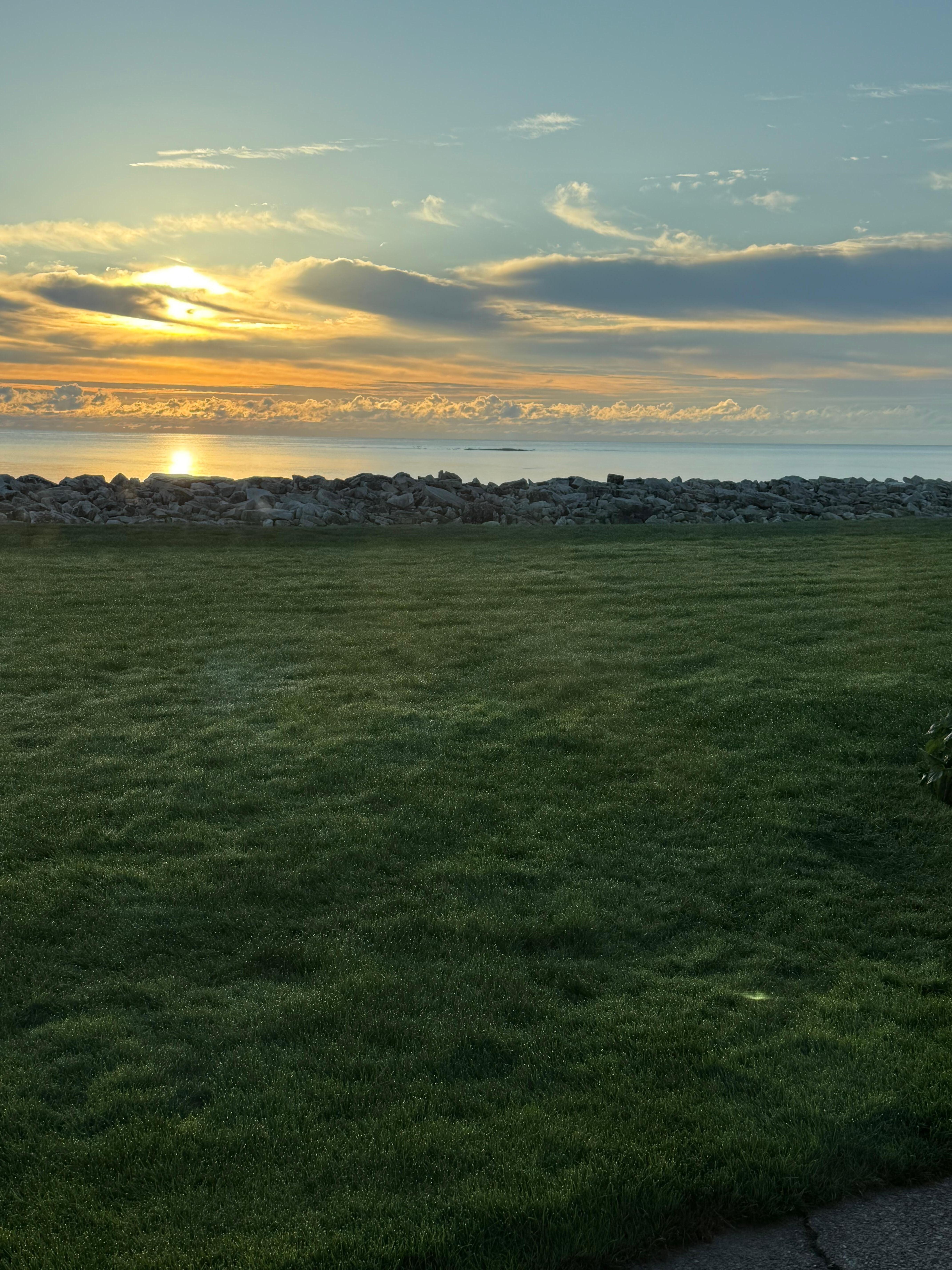 Beautiful view out of our lodge window