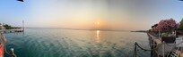 Pano view of lake from jetty