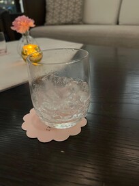 Full glass of ice asked for one piece