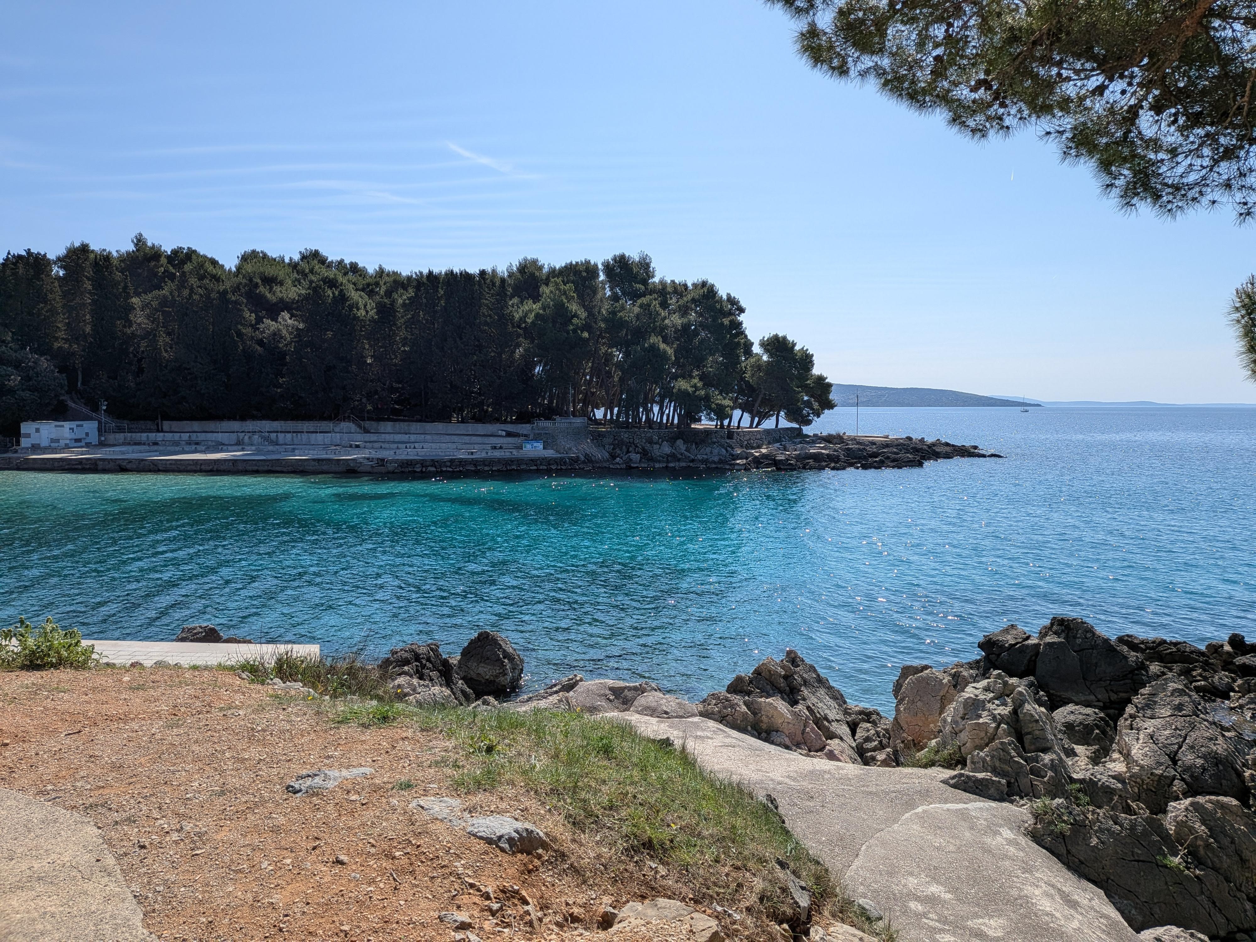 Am Ende der Promenade ca. 150m