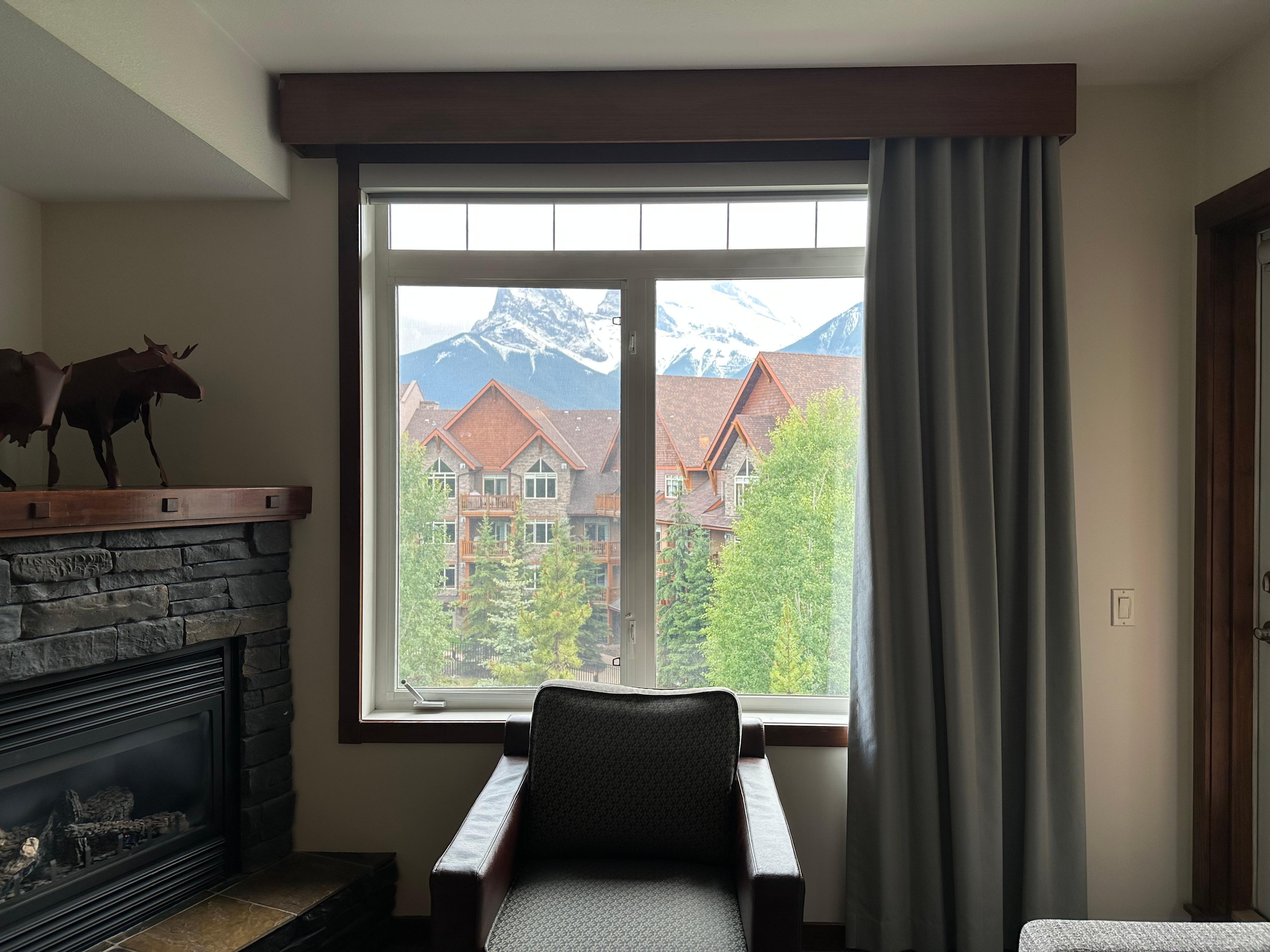 View from living room