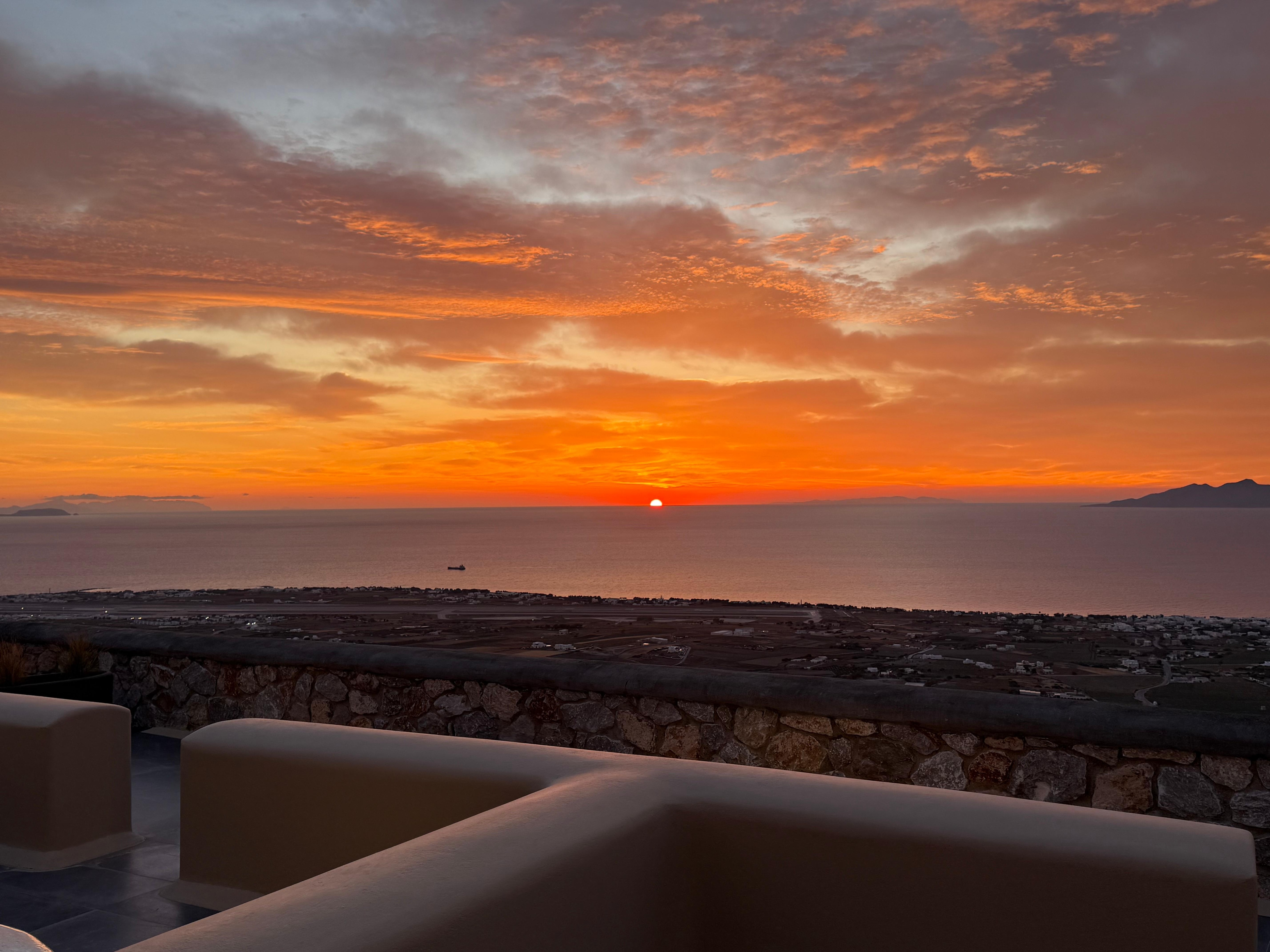 Sunrise from room !