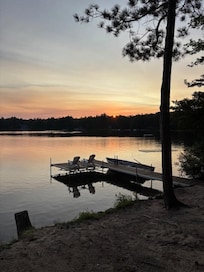 The sunsets over Bass Lake were gorgeous!