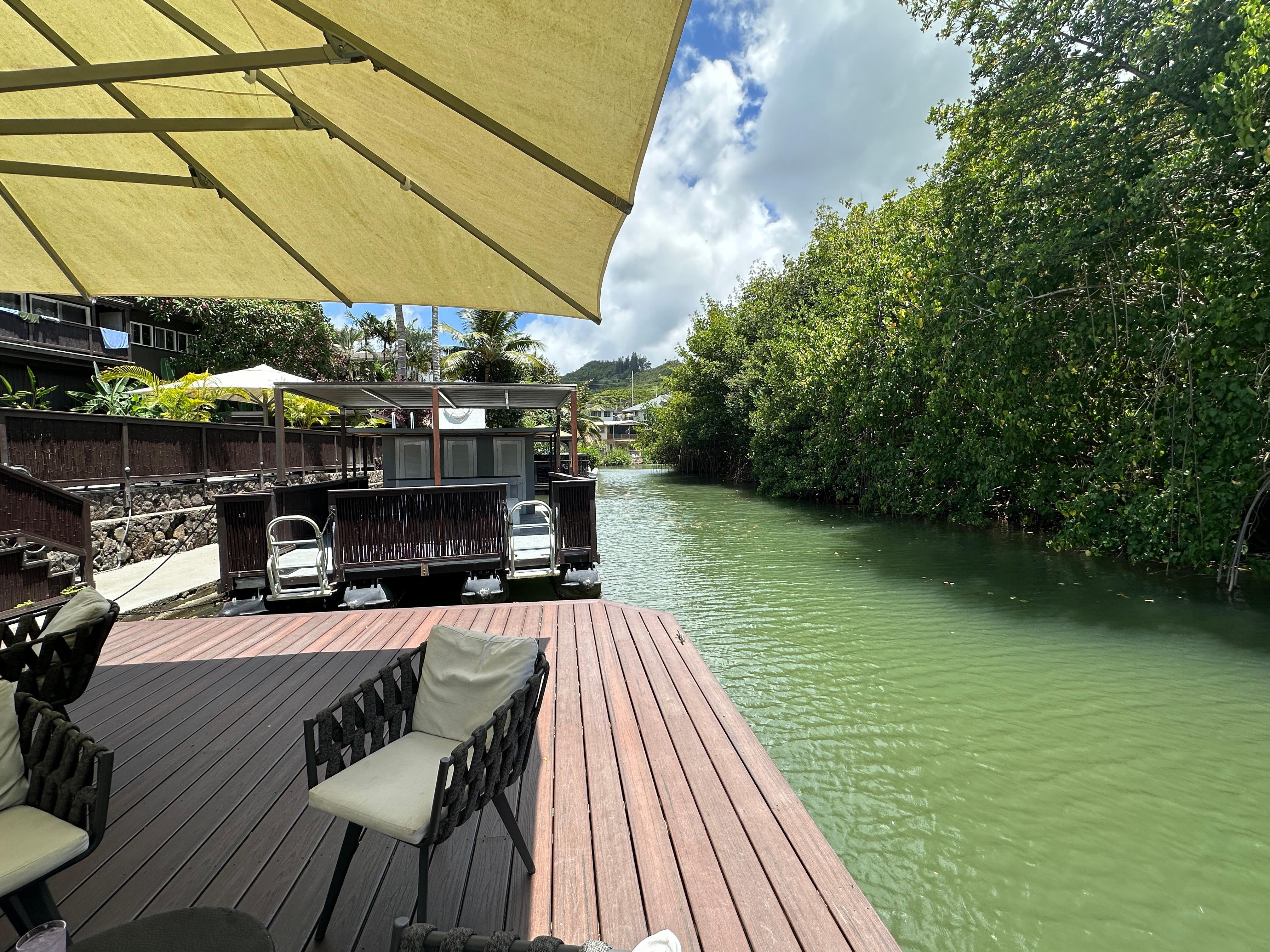 Enjoy quiet rest on one of their docks