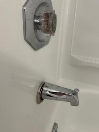 Janky hardware on tub