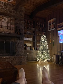 Hostess put me up a Christmas tree, bless her!