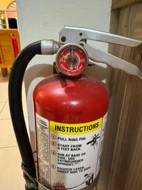 This was the first item needing attention.. nobody came to replace this.