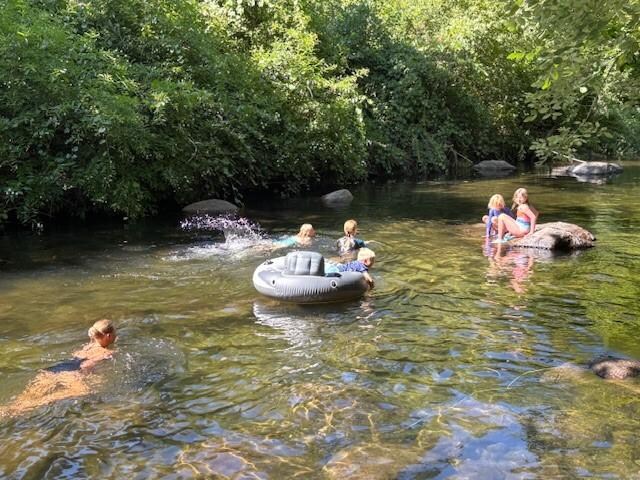 One of the many swimming holes!