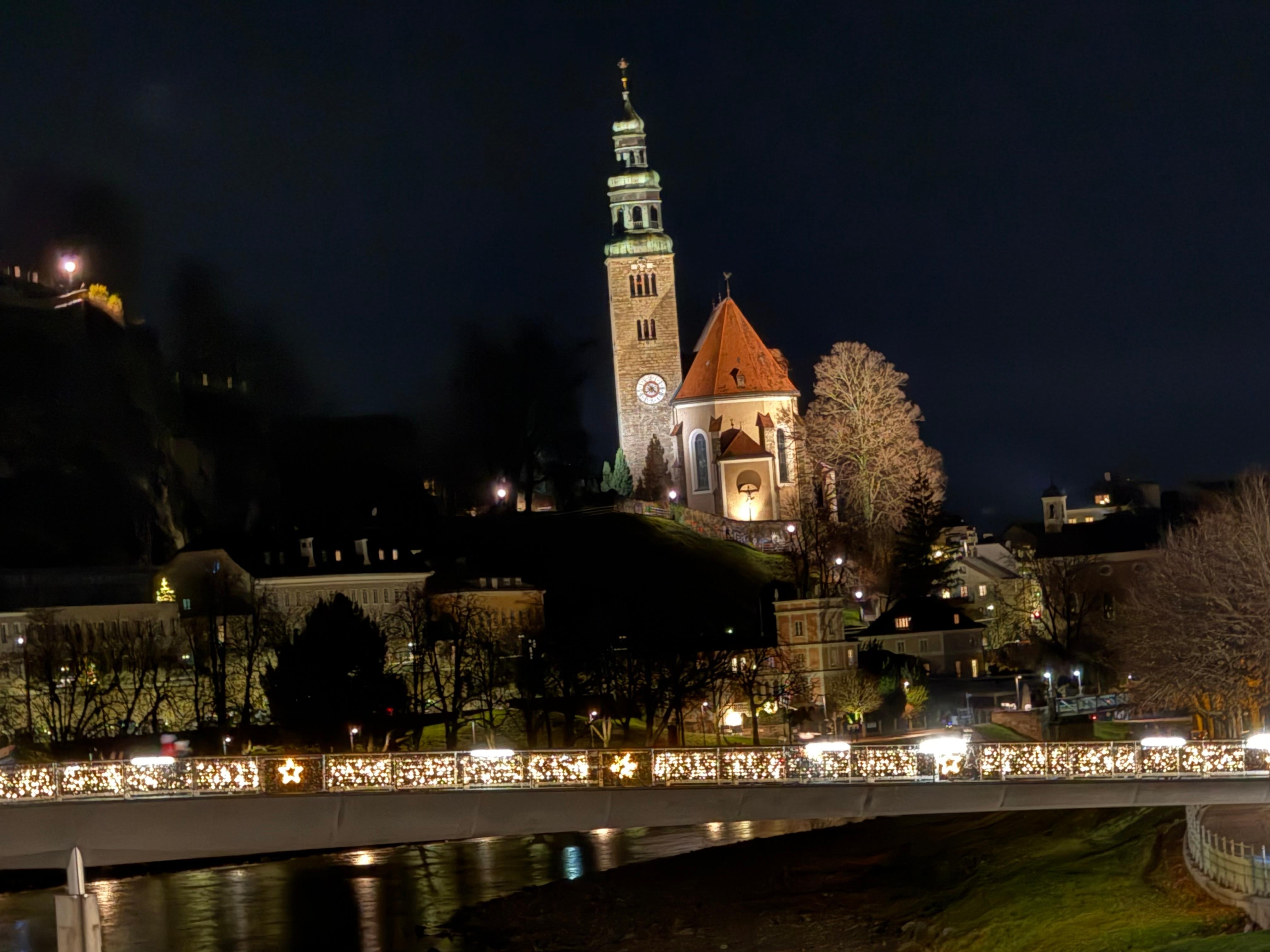 Downtown view down the river