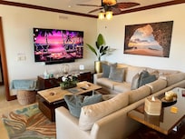 Gorgeous & super comfy living room. Couches were the best!