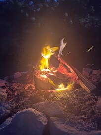 Evening fire