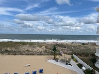Beach view from balcony