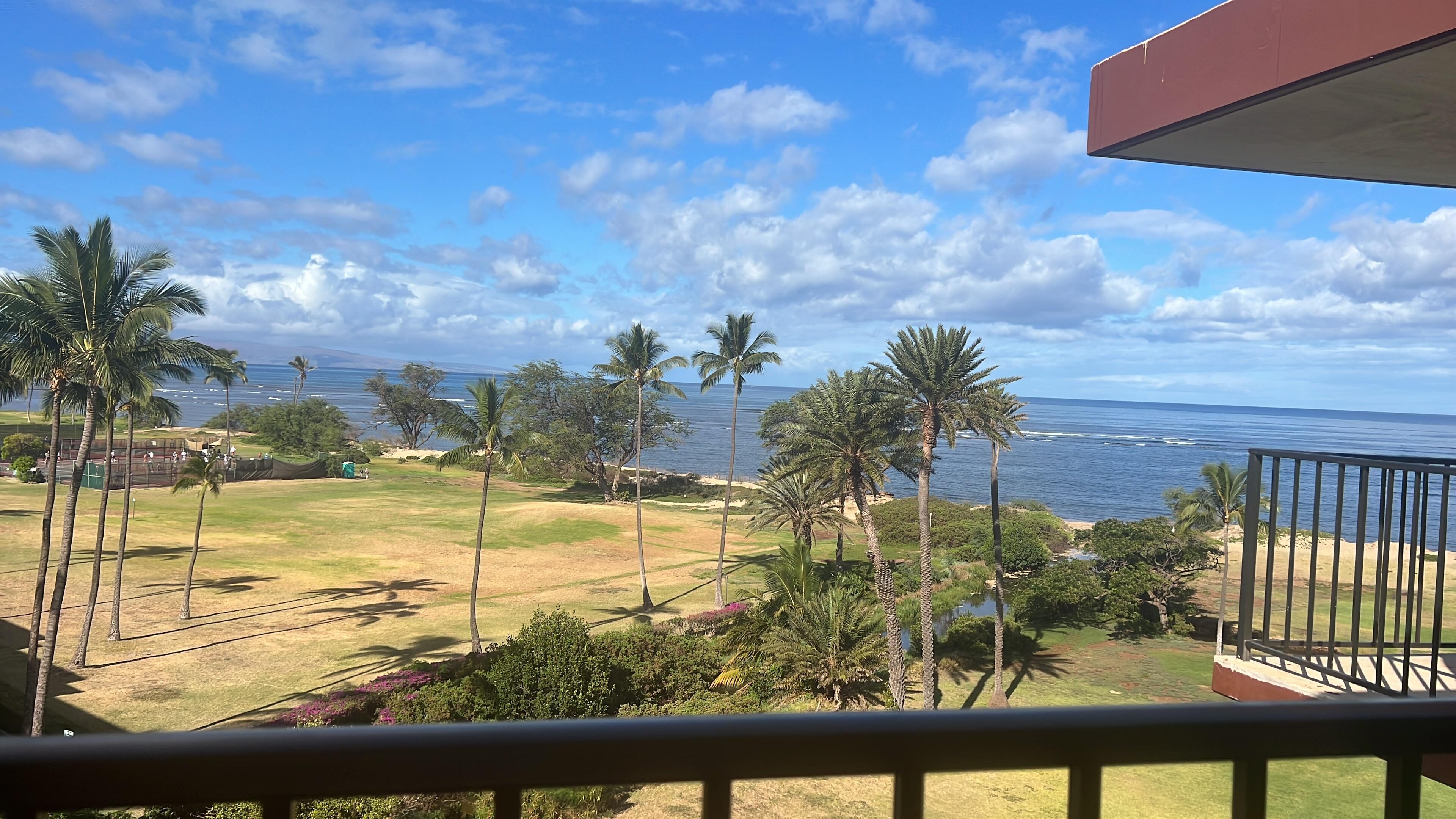 The view from our balcony!