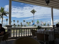 View from one of the restaurants