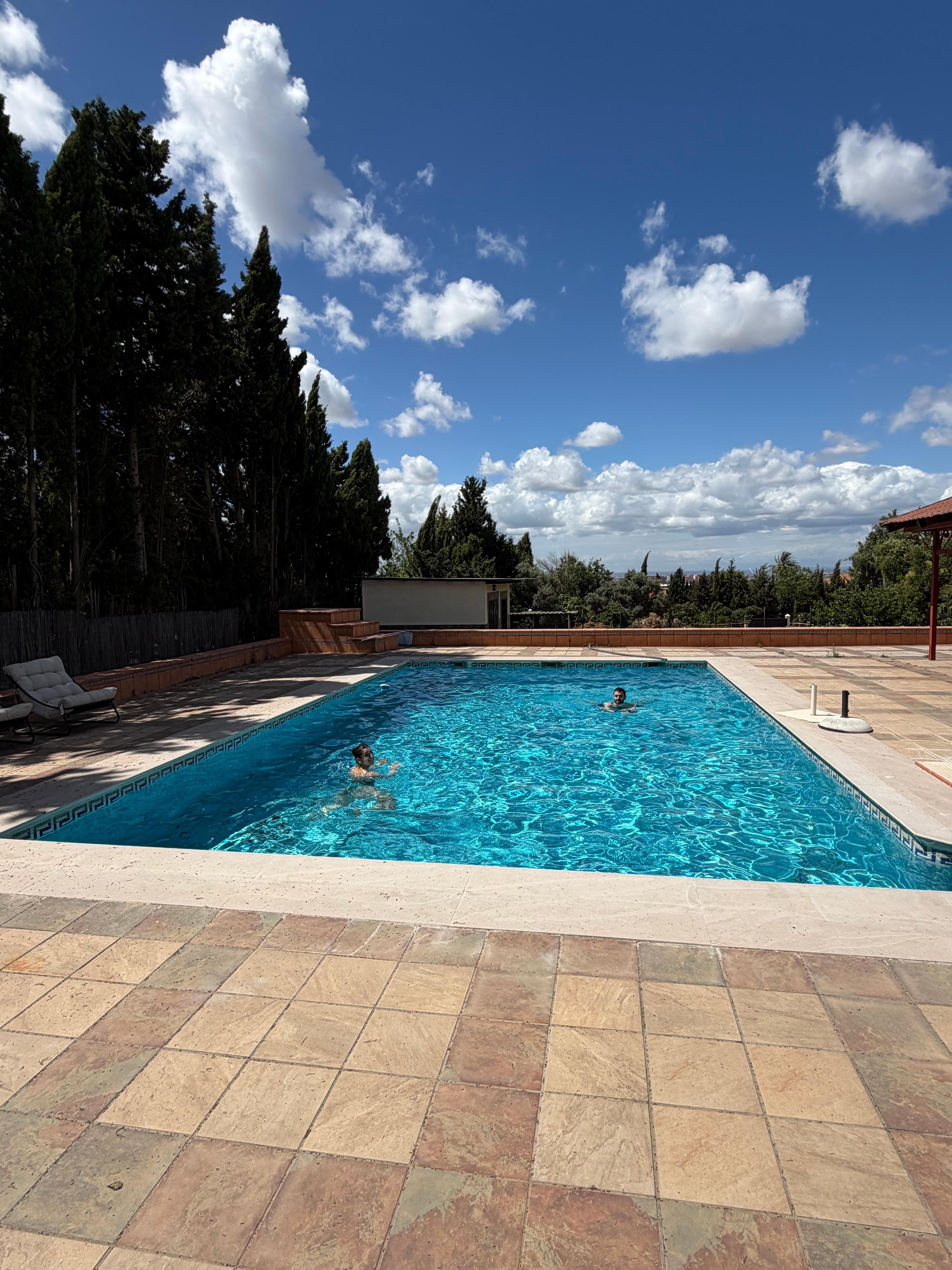 And the pool