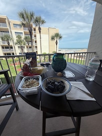 Lunch on the balcony