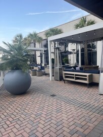 Hotel patio