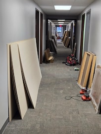 Reno mess in the hallways