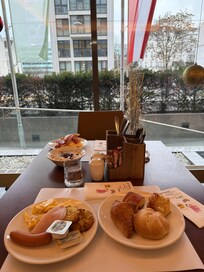 Breakfast at the hotel