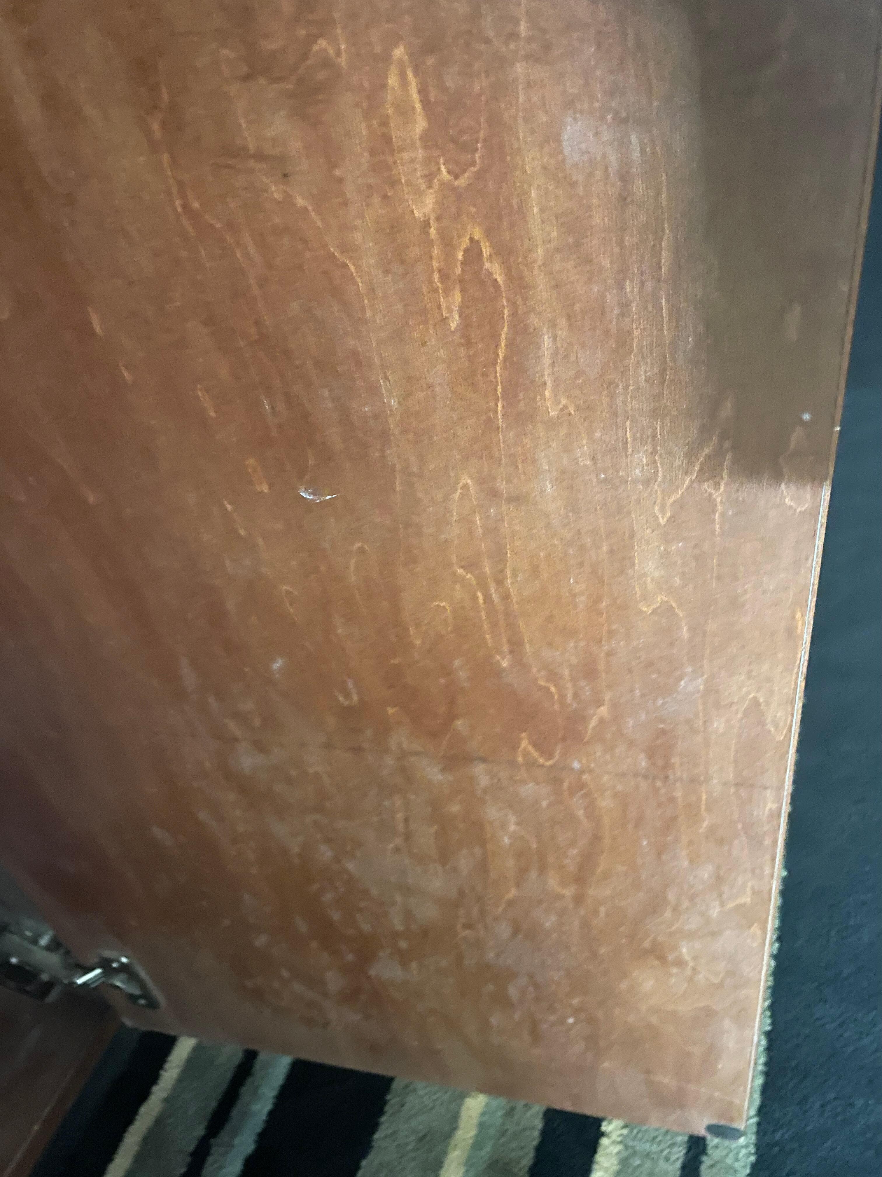 Mold on both closet doors