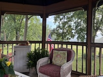 They even have a mini fridge in the gazebo with waters for guest use.