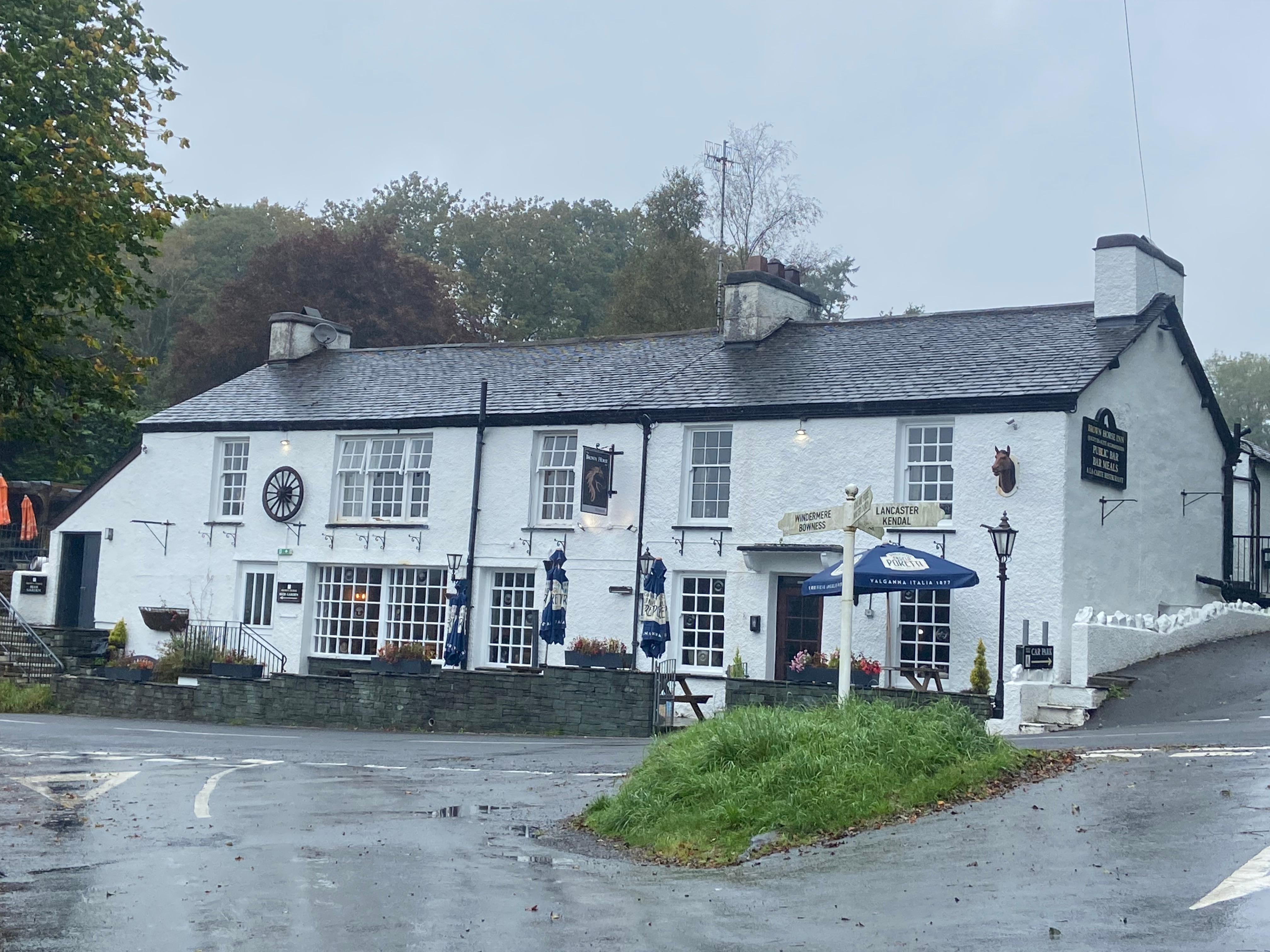 Brown horse inn exterior 