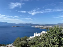 Vue sur agios Nikolaos du balcon de la chambre