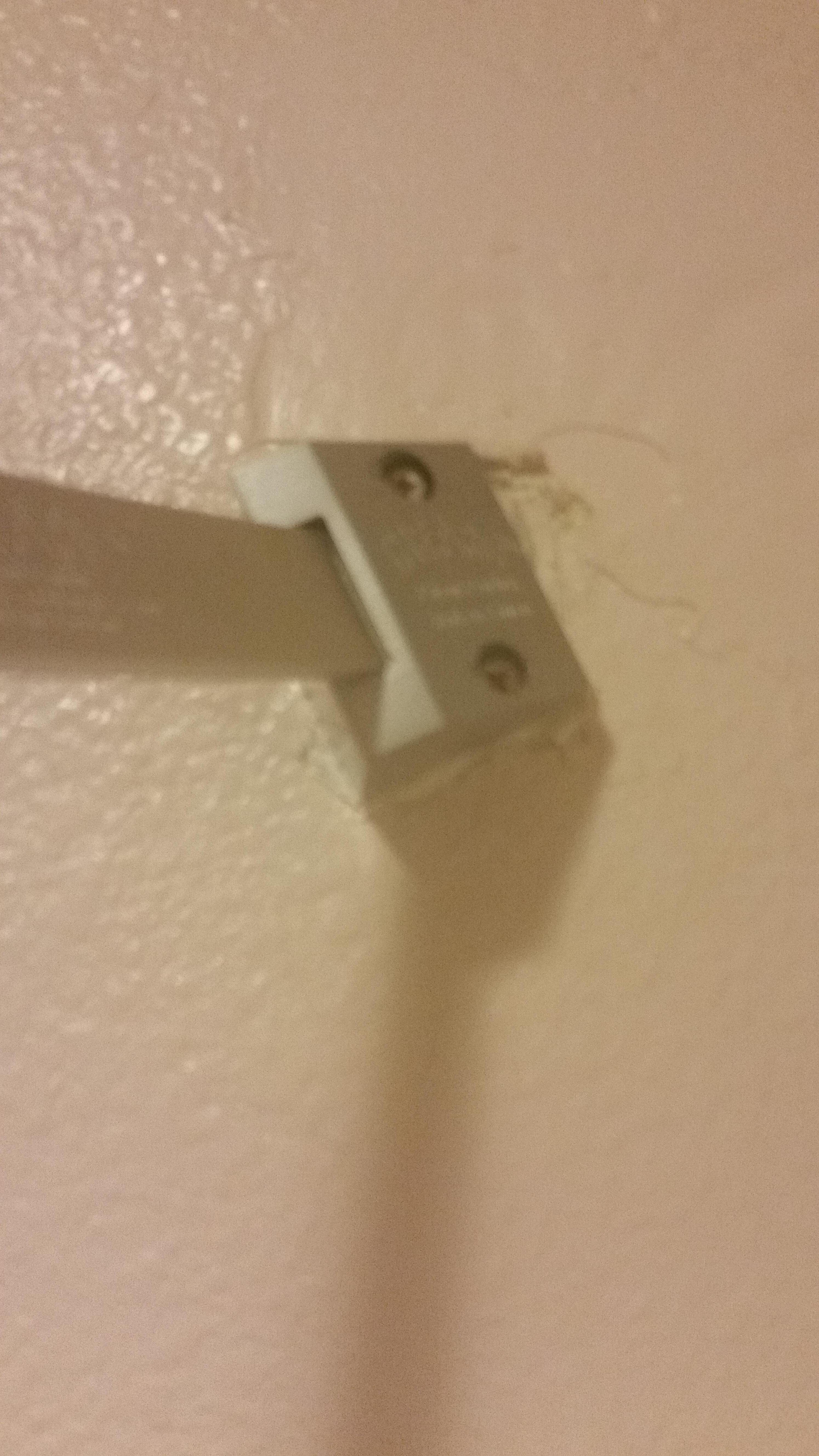 shower curtain loose