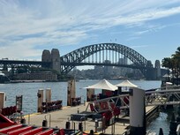 10 min gång från The Tank Stream har man Sydney Bridge och Operahus.
