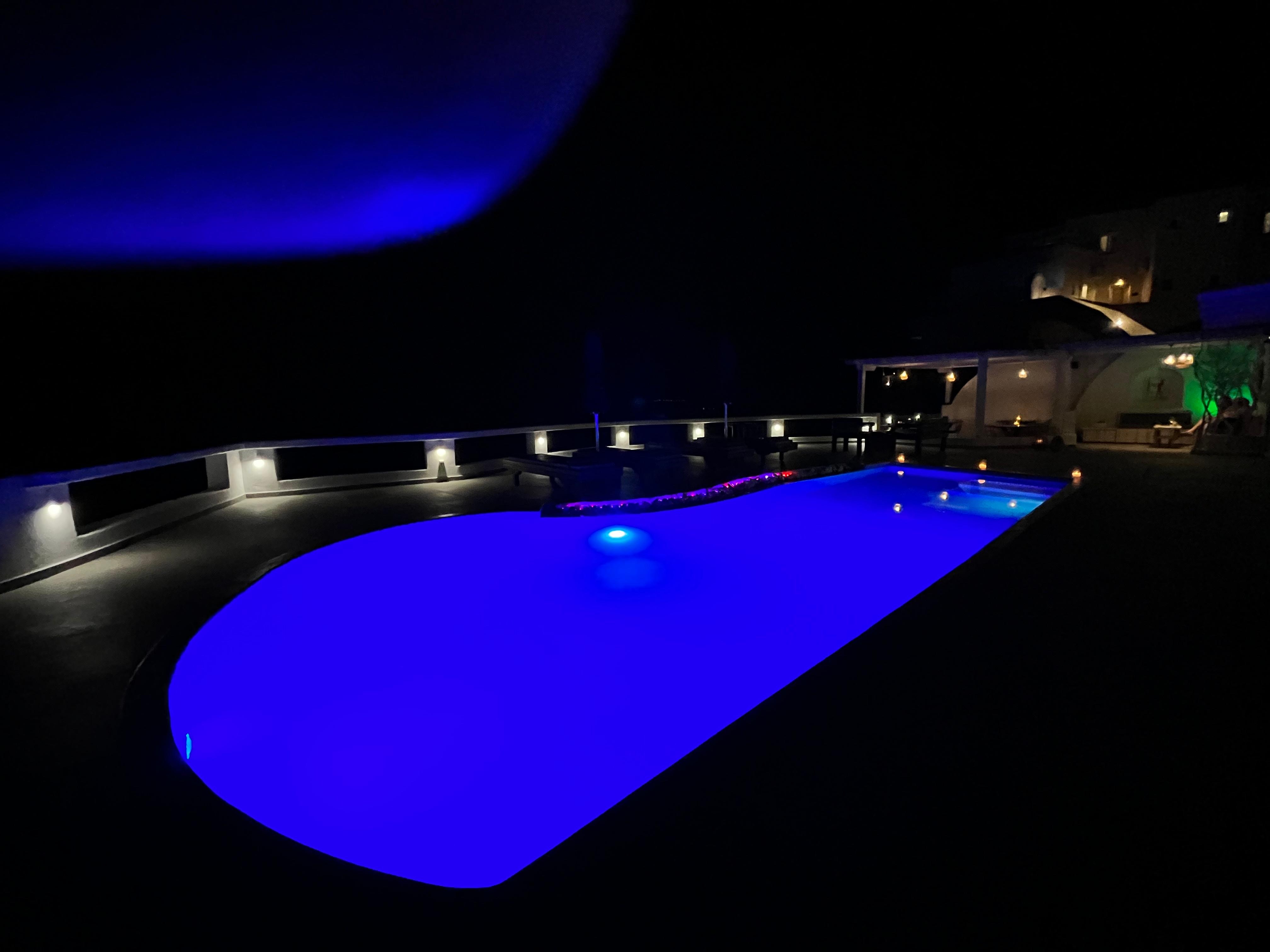 Pool at night 